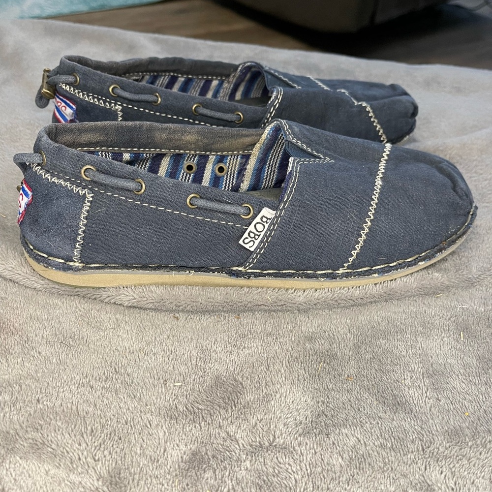 BOBS from Skechers Navy Moccasins slip on shoes women